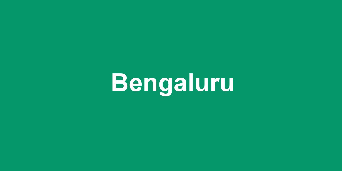 Bengaluru